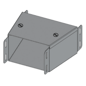 central reducer for cable trunking with cover