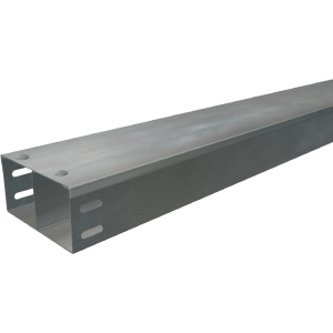 double compartment metal cable trunking piece