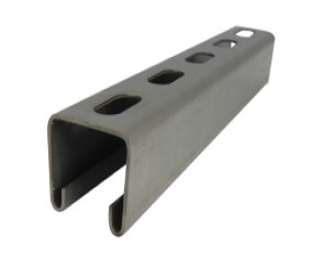galvanized or stainless steel support channel for pipe clamps