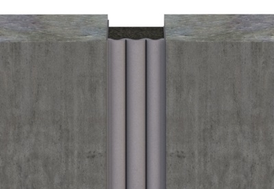 rubber insert for joints in walls
